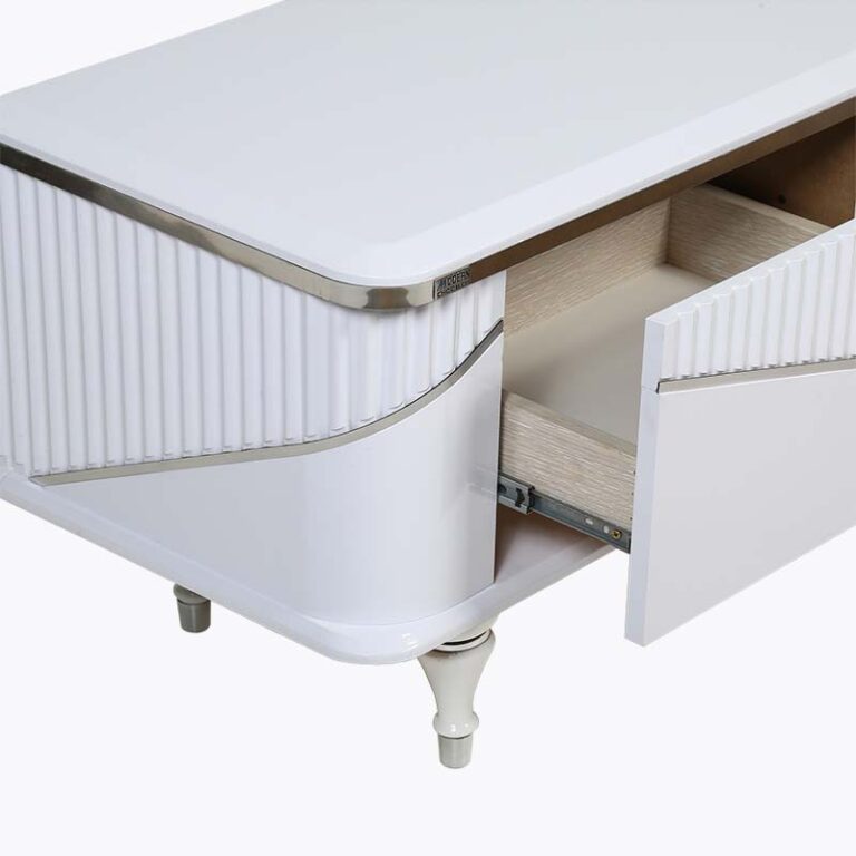 میز تلویزیون مدل m40 رنگ سفید