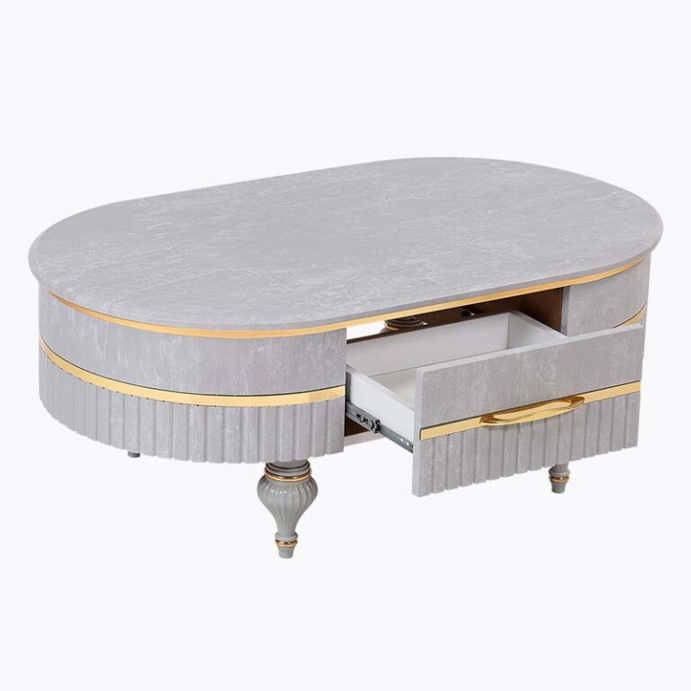 میز جلومبلی و عسلی  مدل سهند رنگ ابرو باد  MSA122