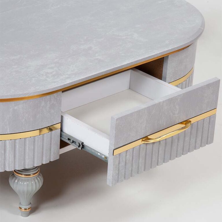 میز جلومبلی و عسلی  مدل سهند رنگ ابرو باد  MSA122