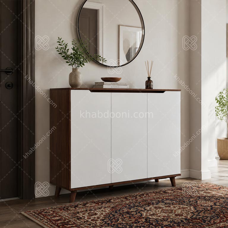 جاکفشی کنسولی سه درب میلان – طول 150