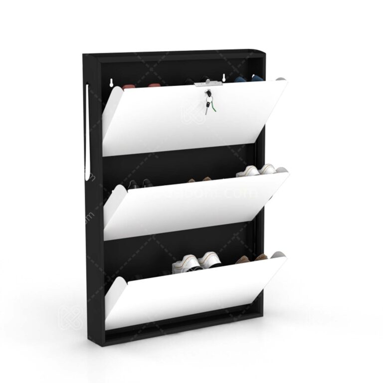 جاکفشی داشبوردی فلزی 3 درب – طول 75