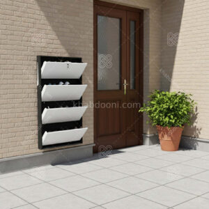 جاکفشی داشبوردی فلزی 4 درب – طول 75