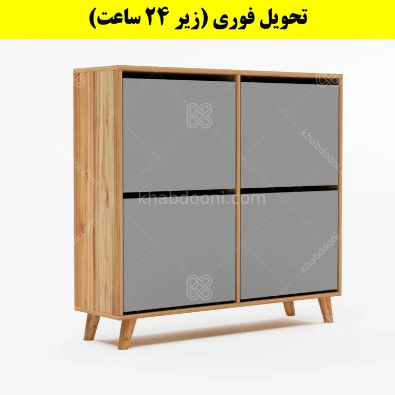 جاکفشی داشبوردی چهار درب طرح ایکیا – طول 100 (تحویل فوری)