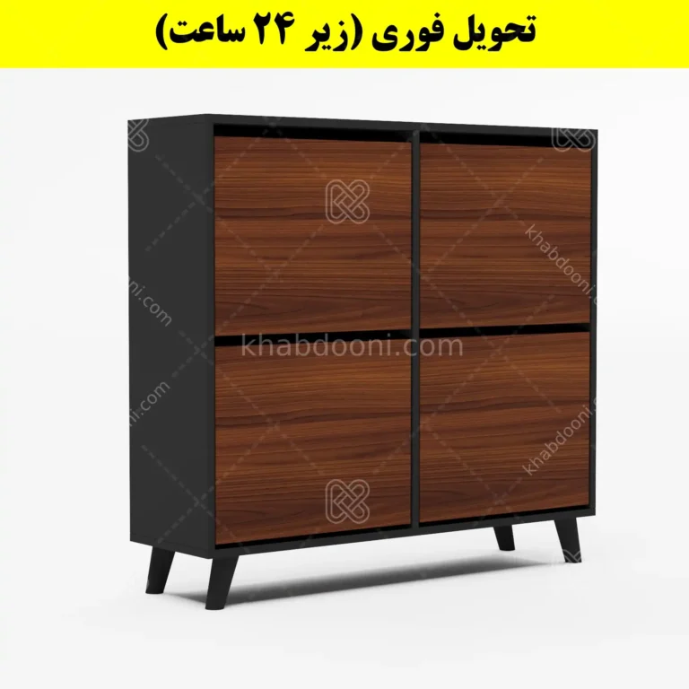 جاکفشی داشبوردی چهار درب طرح ایکیا – طول 100 (تحویل فوری)