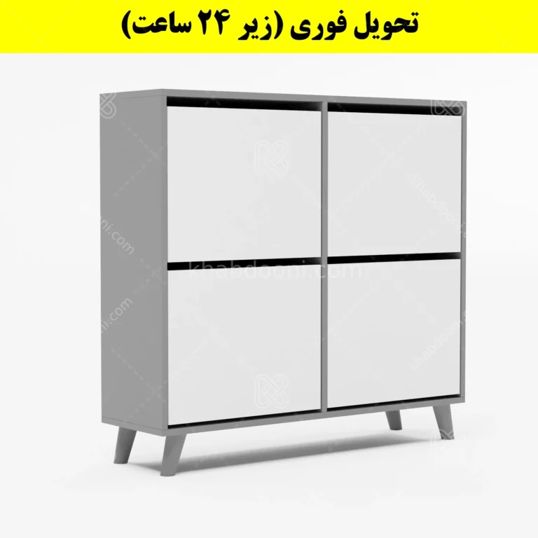 جاکفشی داشبوردی چهار درب طرح ایکیا – طول 100 (تحویل فوری)