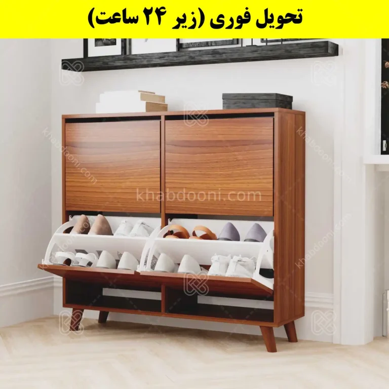 جاکفشی داشبوردی چهار درب طرح ایکیا – طول 100 (تحویل فوری)