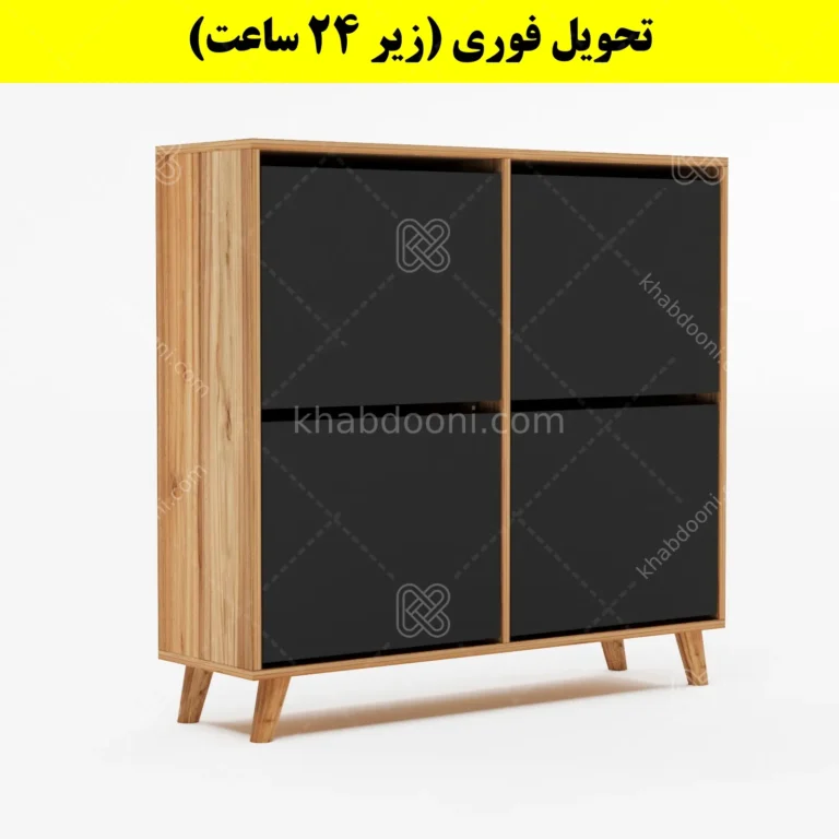 جاکفشی داشبوردی چهار درب طرح ایکیا – طول 100 (تحویل فوری)