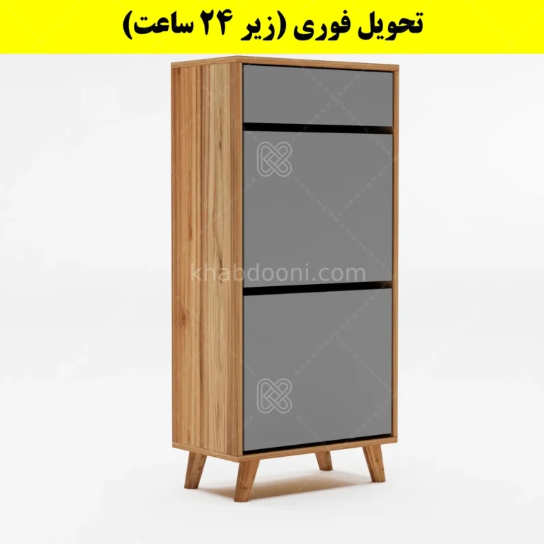 جاکفشی داشبوردی دو درب کشودار طرح ایکیا – طول 50 (تحویل فوری)