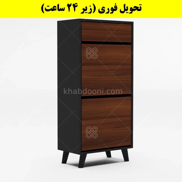 جاکفشی داشبوردی دو درب کشودار طرح ایکیا – طول 50 (تحویل فوری)