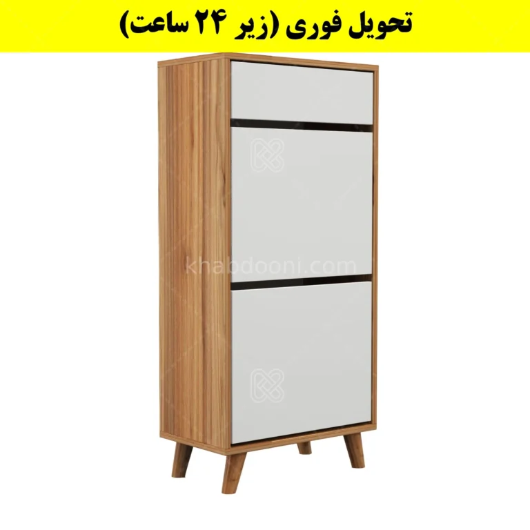 جاکفشی داشبوردی دو درب کشودار طرح ایکیا – طول 50 (تحویل فوری)