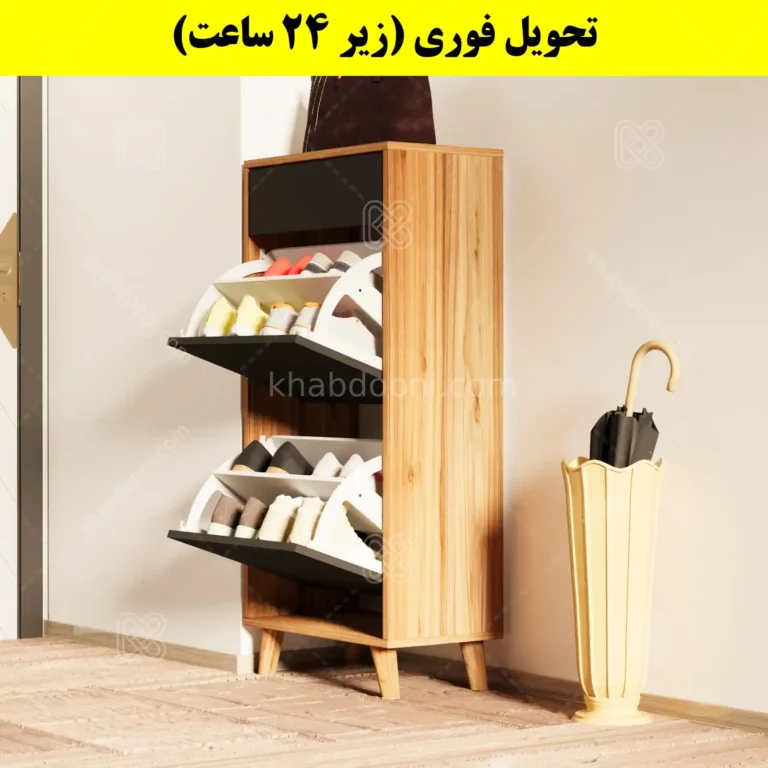 جاکفشی داشبوردی دو درب کشودار طرح ایکیا – طول 50 (تحویل فوری)