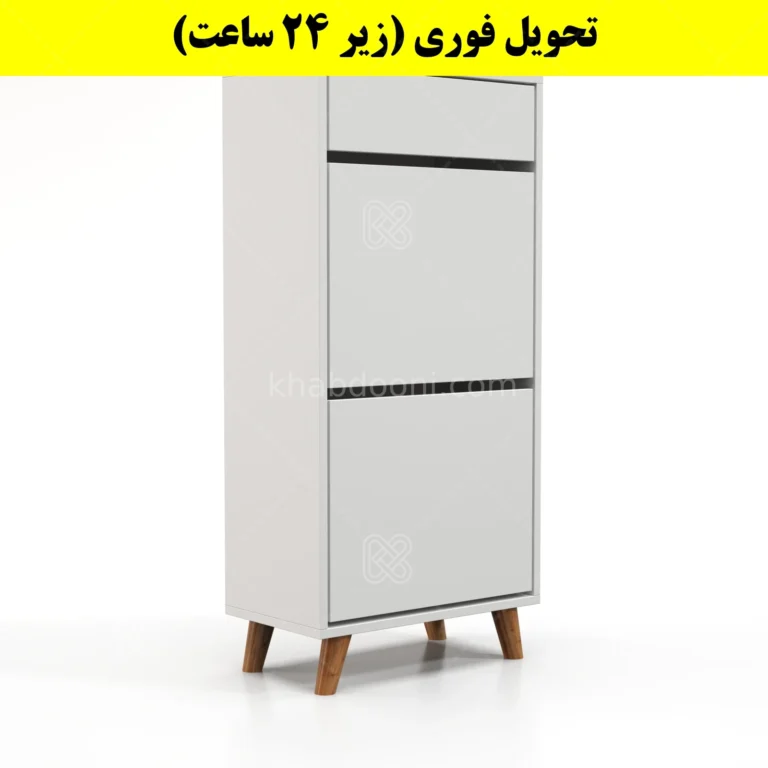 جاکفشی داشبوردی دو درب کشودار طرح ایکیا – طول 50 (تحویل فوری)