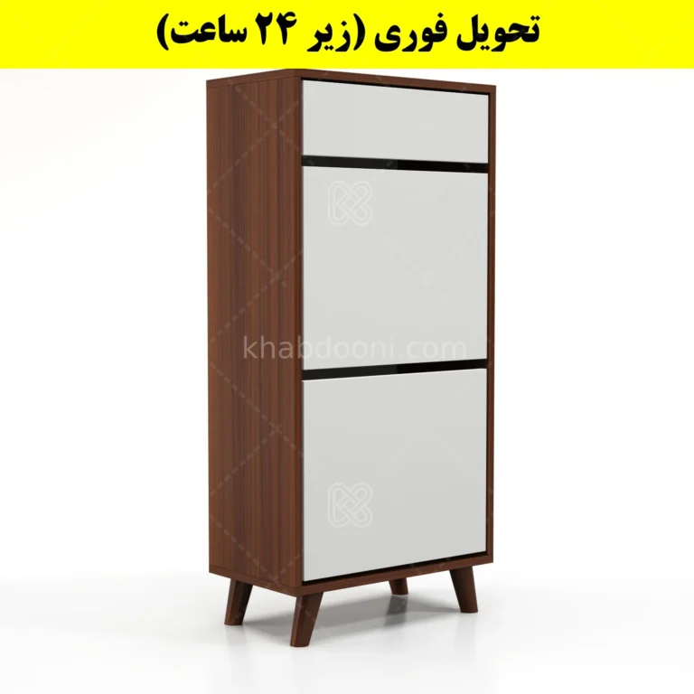 جاکفشی داشبوردی دو درب کشودار طرح ایکیا – طول 50 (تحویل فوری)