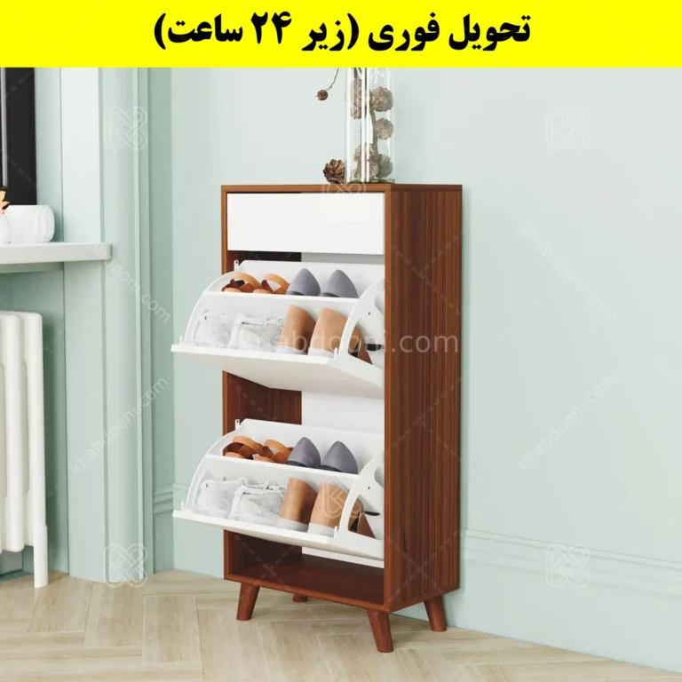 جاکفشی داشبوردی دو درب کشودار طرح ایکیا – طول 50 (تحویل فوری)