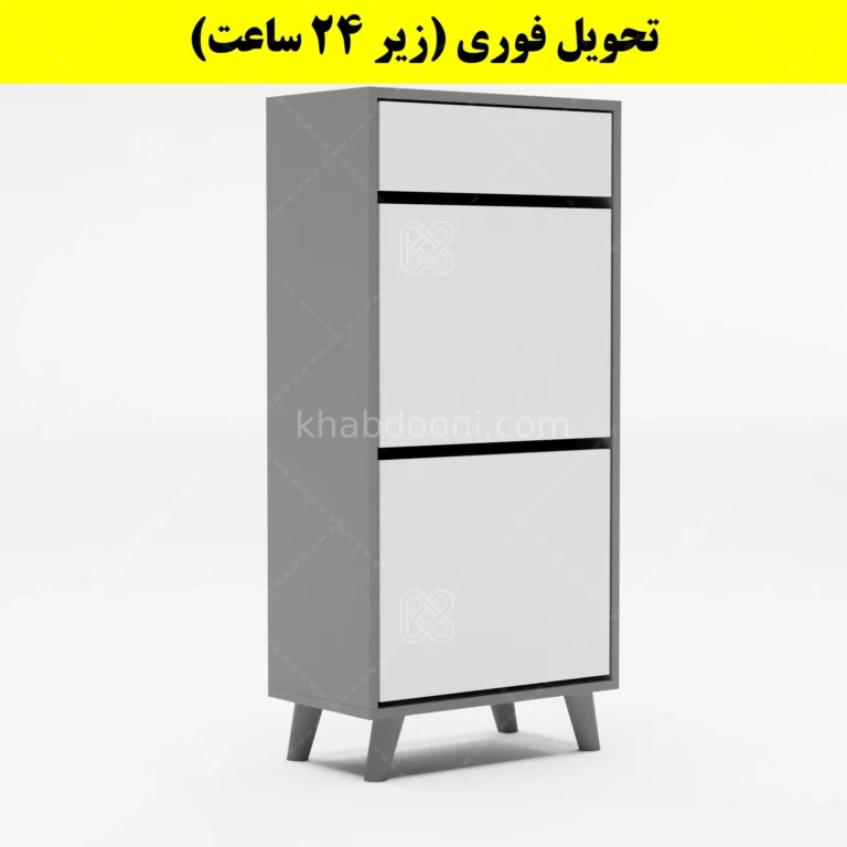 جاکفشی داشبوردی دو درب کشودار طرح ایکیا – طول 50 (تحویل فوری)