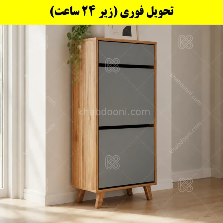 جاکفشی داشبوردی دو درب کشودار طرح ایکیا – طول 50 (تحویل فوری)