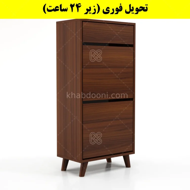 جاکفشی داشبوردی دو درب کشودار طرح ایکیا – طول 50 (تحویل فوری)
