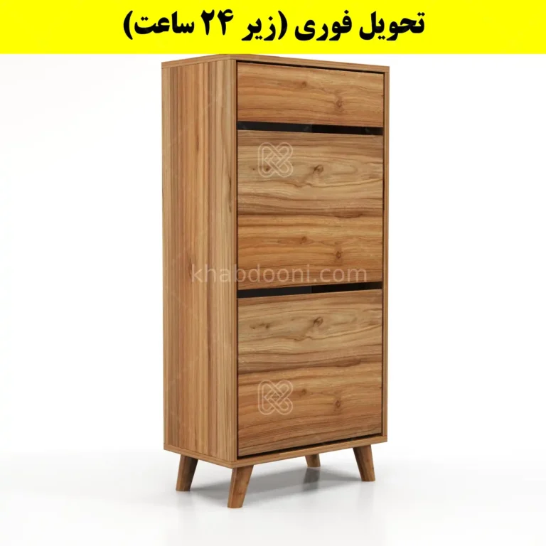 جاکفشی داشبوردی دو درب کشودار طرح ایکیا – طول 50 (تحویل فوری)