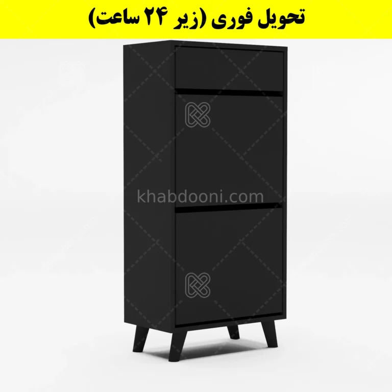 جاکفشی داشبوردی دو درب کشودار طرح ایکیا – طول 50 (تحویل فوری)