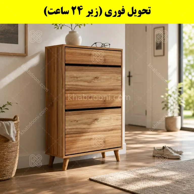 جاکفشی داشبوردی دو درب کشودار طرح ایکیا – طول 70 (تحویل فوری)