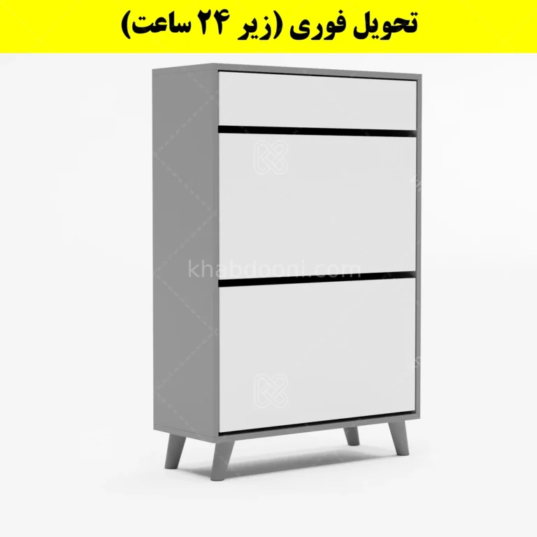جاکفشی داشبوردی دو درب کشودار طرح ایکیا – طول 70 (تحویل فوری)