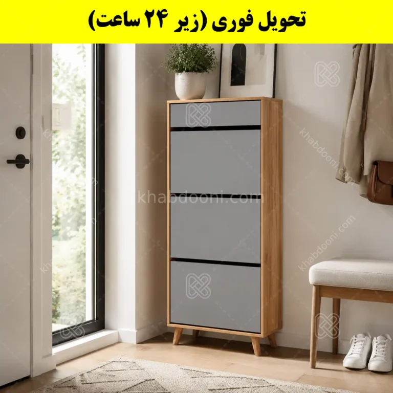جاکفشی داشبوردی سه درب کشودار طرح ایکیا – طول 70 (تحویل فوری)