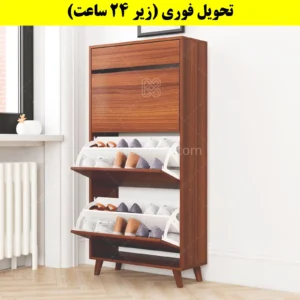 جاکفشی داشبوردی سه درب کشودار طرح ایکیا – طول 70 (تحویل فوری) فندوقی
