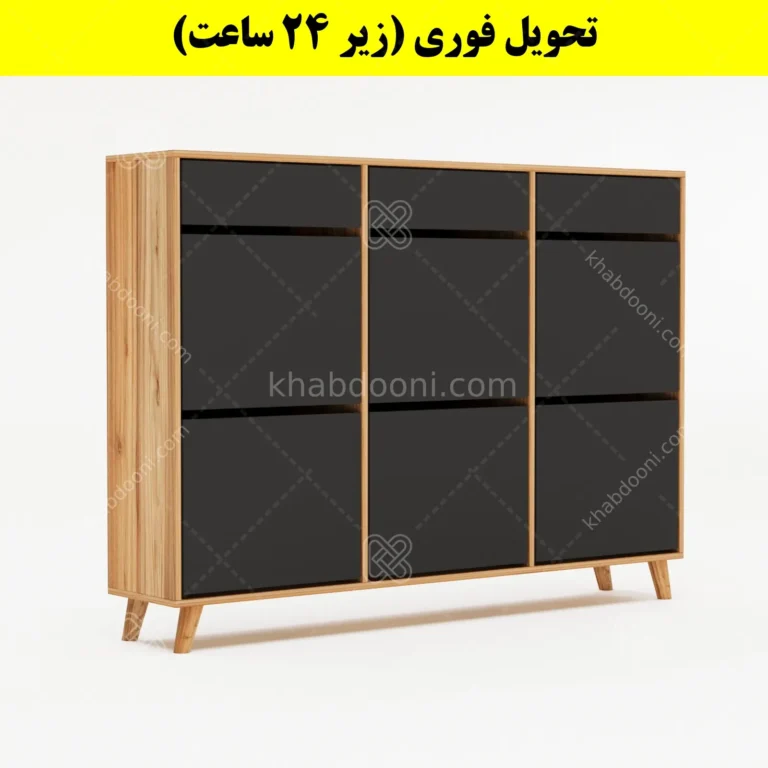 جاکفشی داشبوردی شش درب کشودار طرح ایکیا – طول 150 (تحویل فوری)