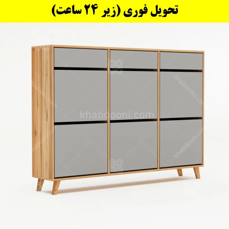 جاکفشی داشبوردی شش درب کشودار طرح ایکیا – طول 150 (تحویل فوری)