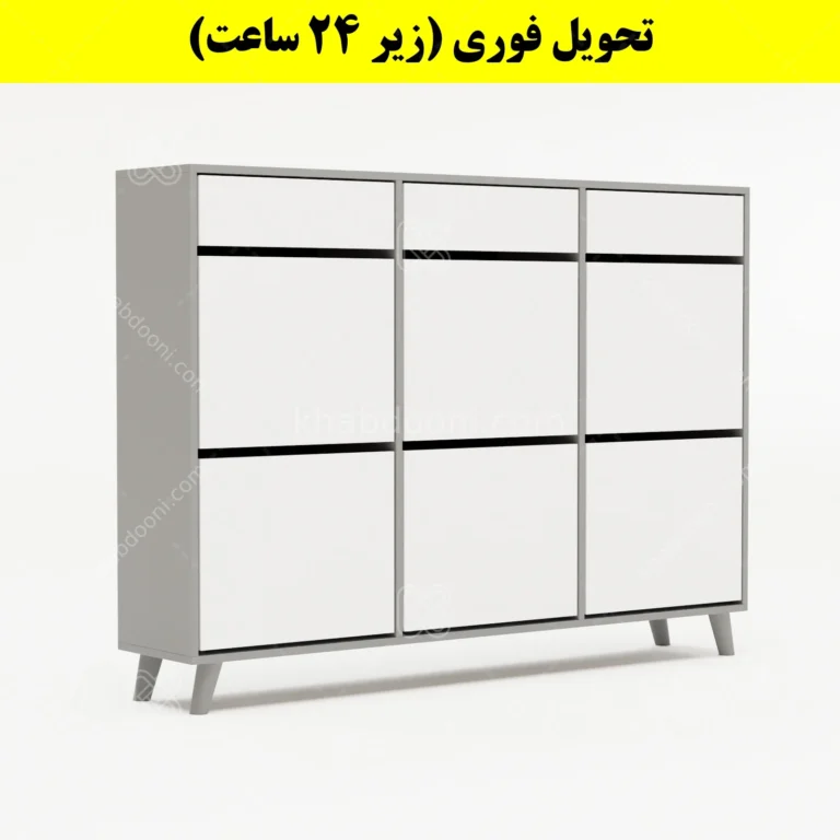 جاکفشی داشبوردی شش درب کشودار طرح ایکیا – طول 150 (تحویل فوری)