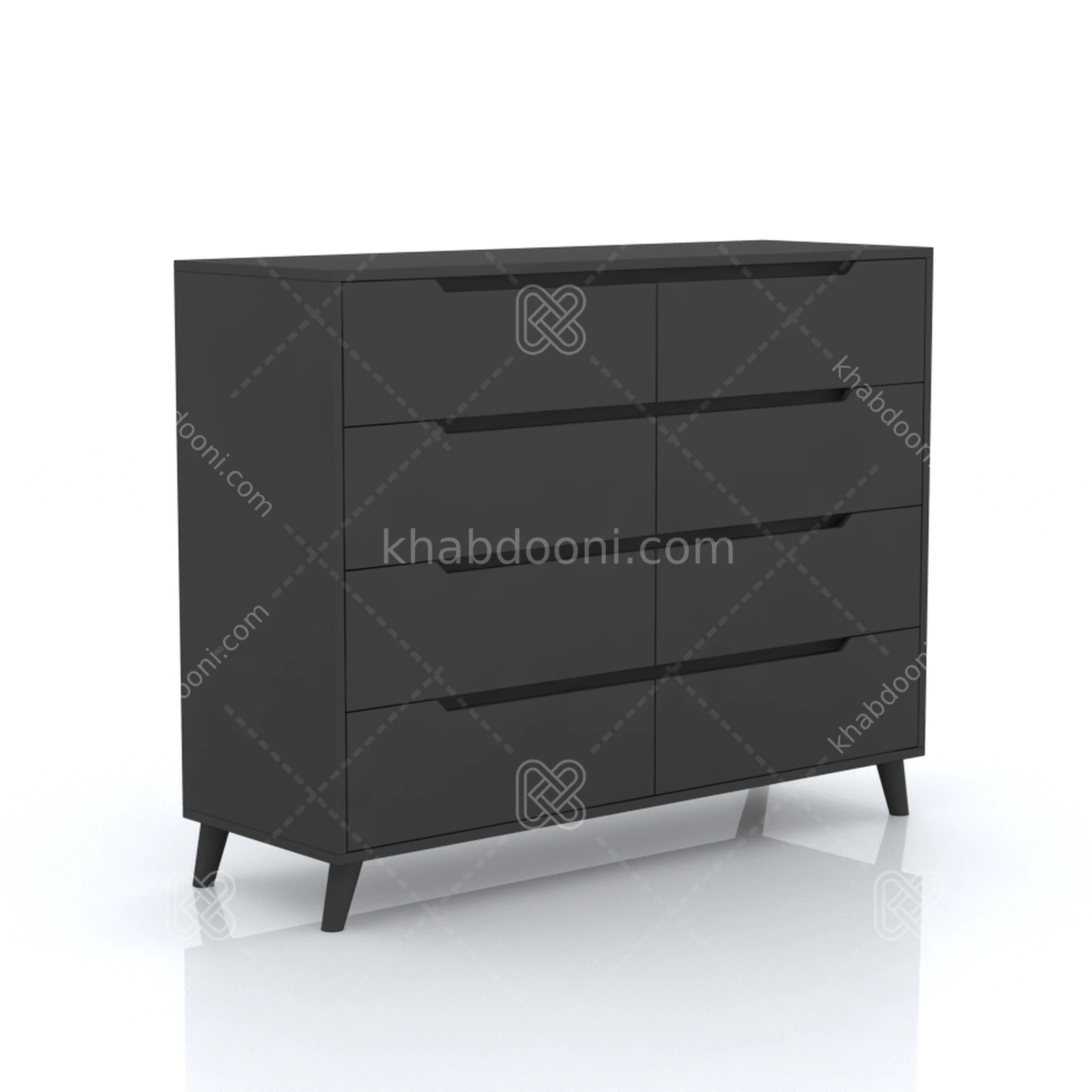 دراور 8 کشو میلان - طول 120 نوک مدادی