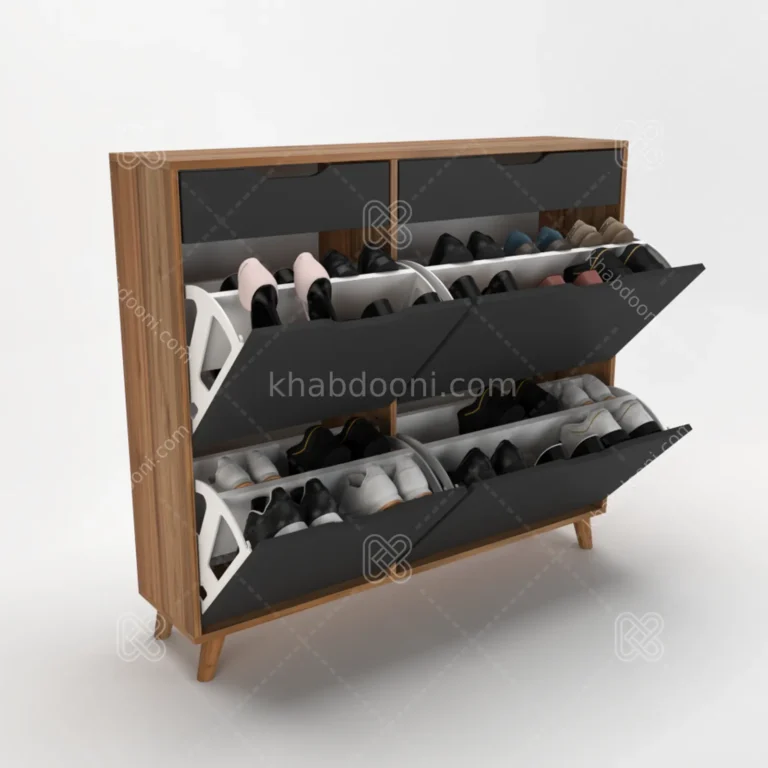 جاکفشی داشبوردی چهار درب کشودار النا – طول 120