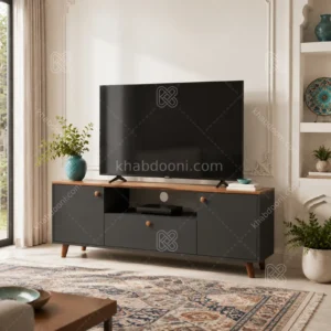 میز تلویزیون کد 101 نوک مدادی گردویی