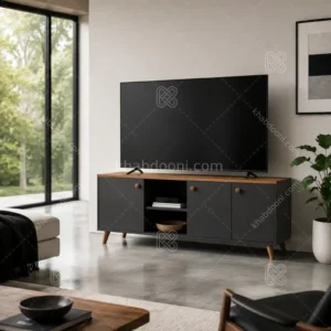 میز تلویزیون کد 102 نوک مدادی گردویی