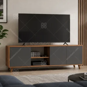 میز تلویزیون کد 107 نوک مدادی گردویی