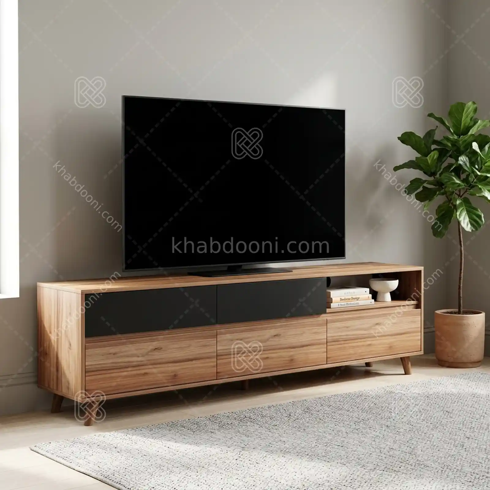 میز تلویزیون کد 109 گردویی