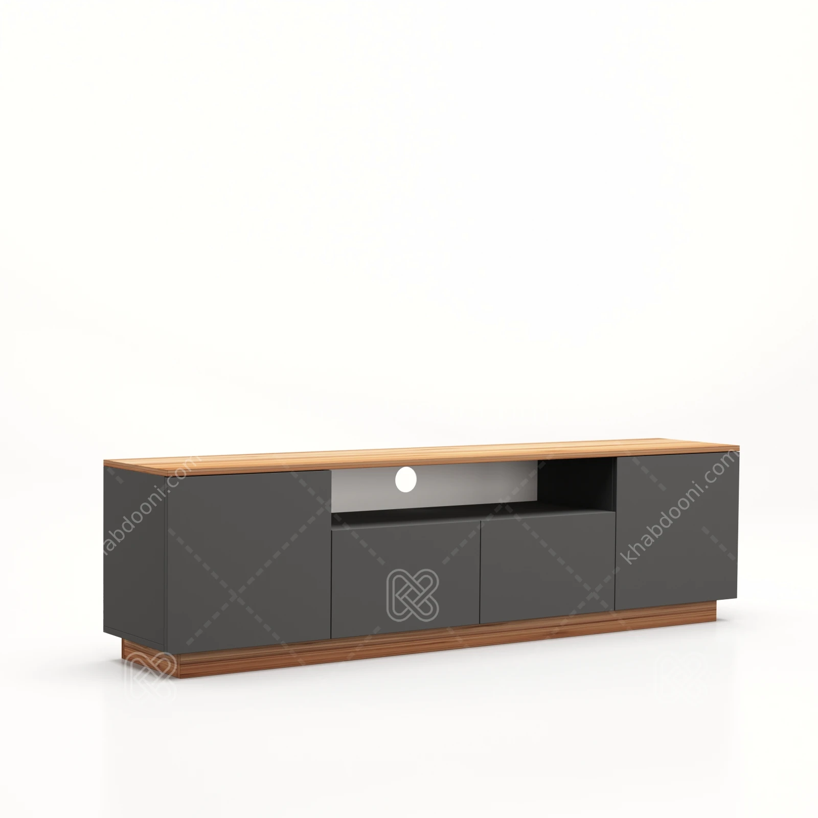 میز تلویزیون کد 117 نوک مدادی گردویی