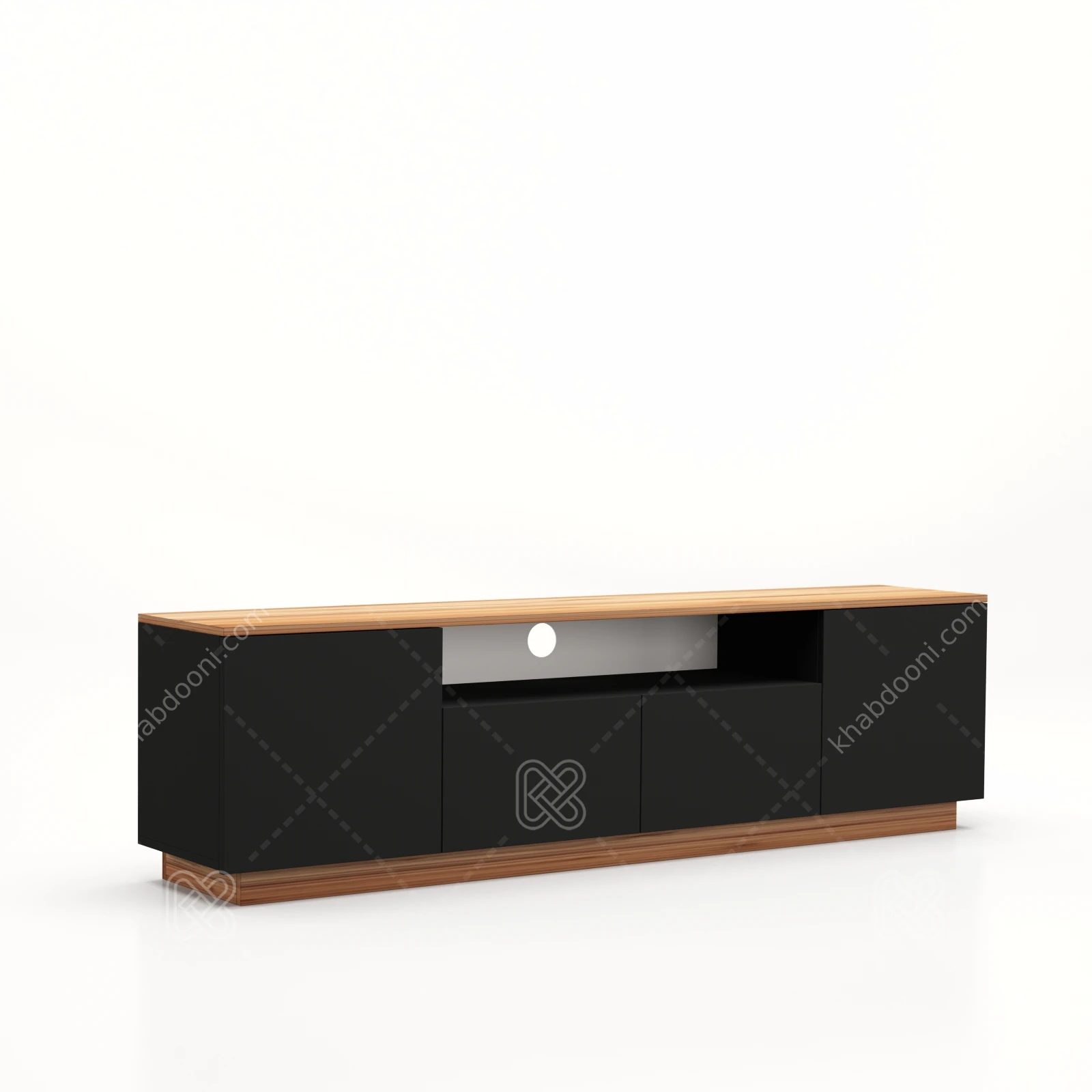 میز تلویزیون کد 117 مشکی گردویی