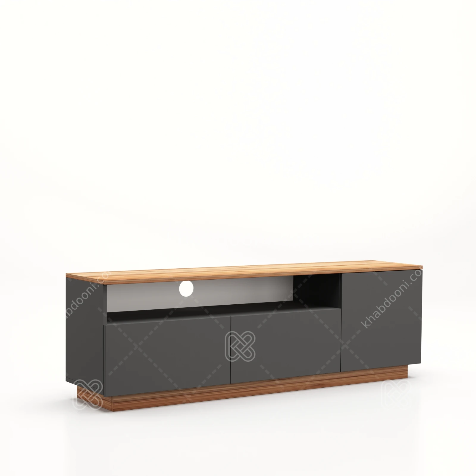 میز تلویزیون کد 118 نوک مدادی گردویی