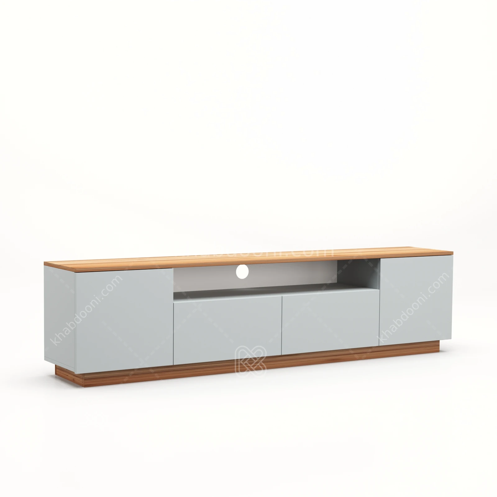 میز تلویزیون کد 119 طوسی گردویی