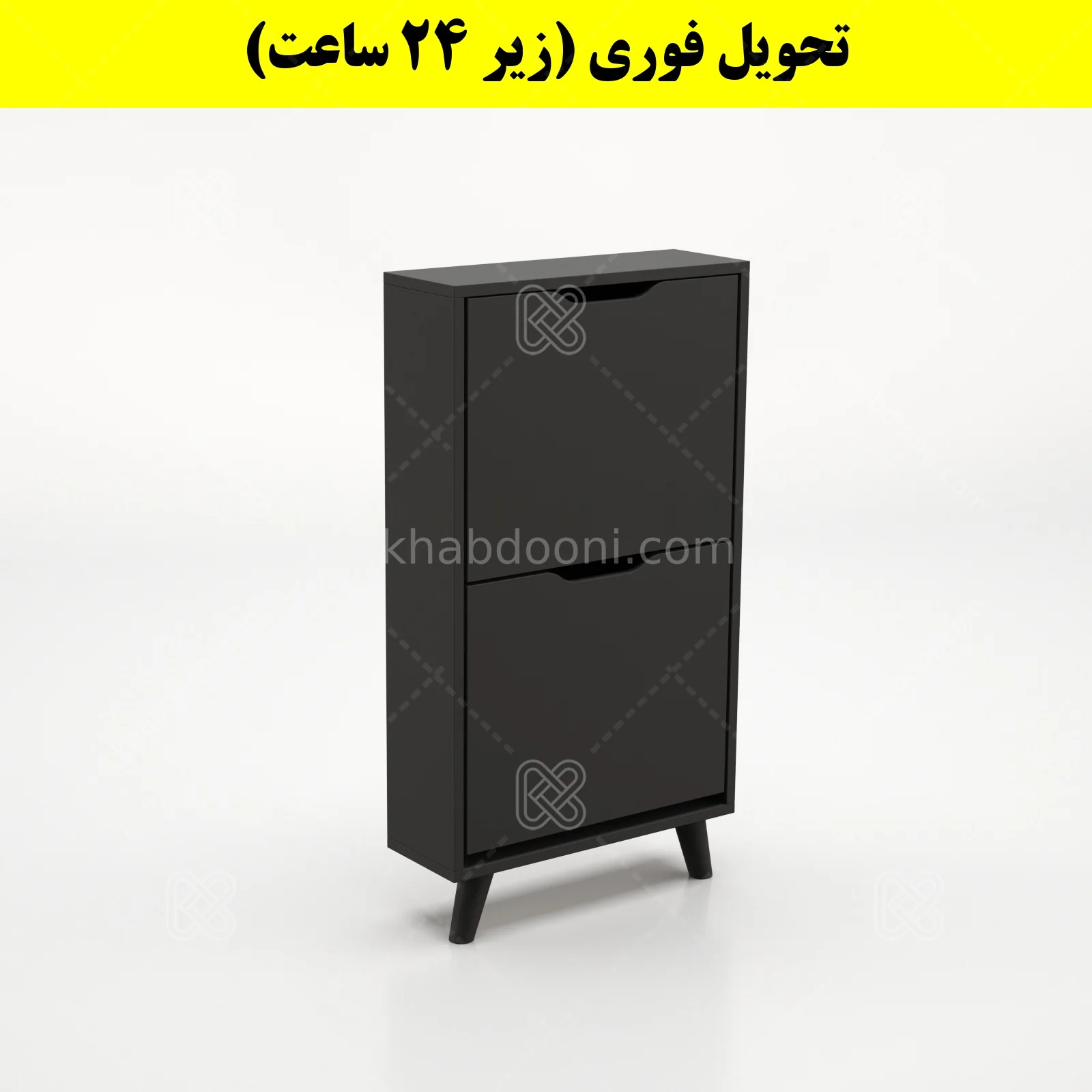 جاکفشی داشبوردی باریک دو درب النا – طول 50 (تحویل فوری) نوک مدادی