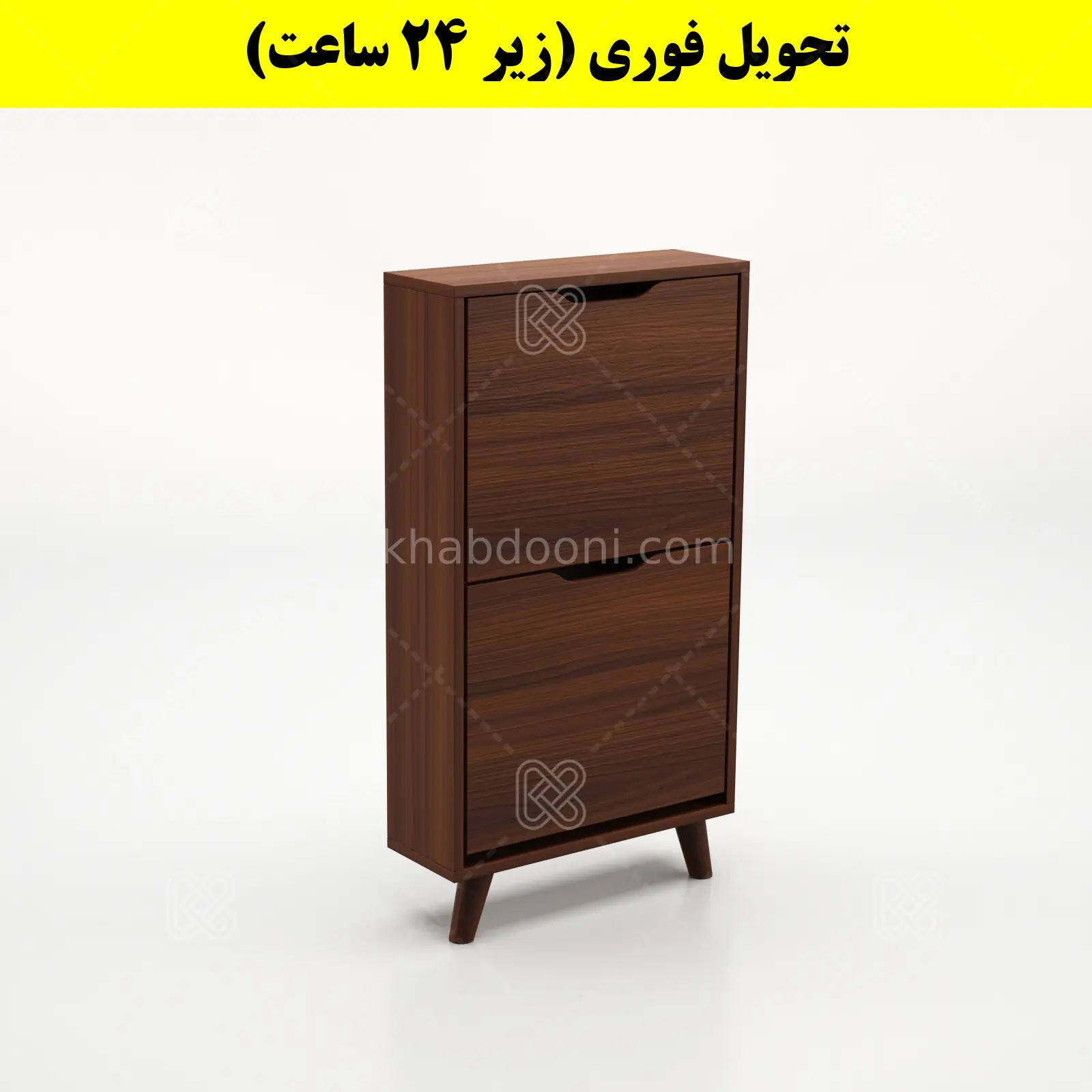 جاکفشی داشبوردی باریک دو درب النا – طول 50 (تحویل فوری) فندوقی