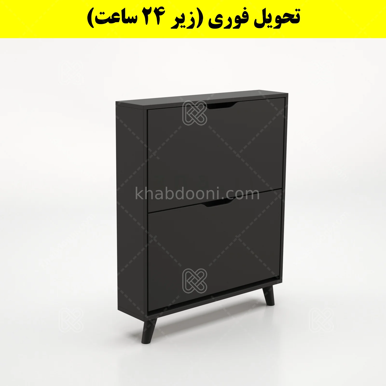 جاکفشی داشبوردی باریک دو درب النا – طول 75 (تحویل فوری) نوک مدادی