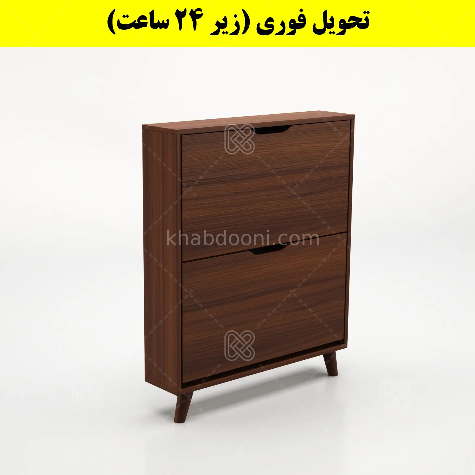 جاکفشی داشبوردی باریک دو درب النا – طول 75 (تحویل فوری) فندوقی