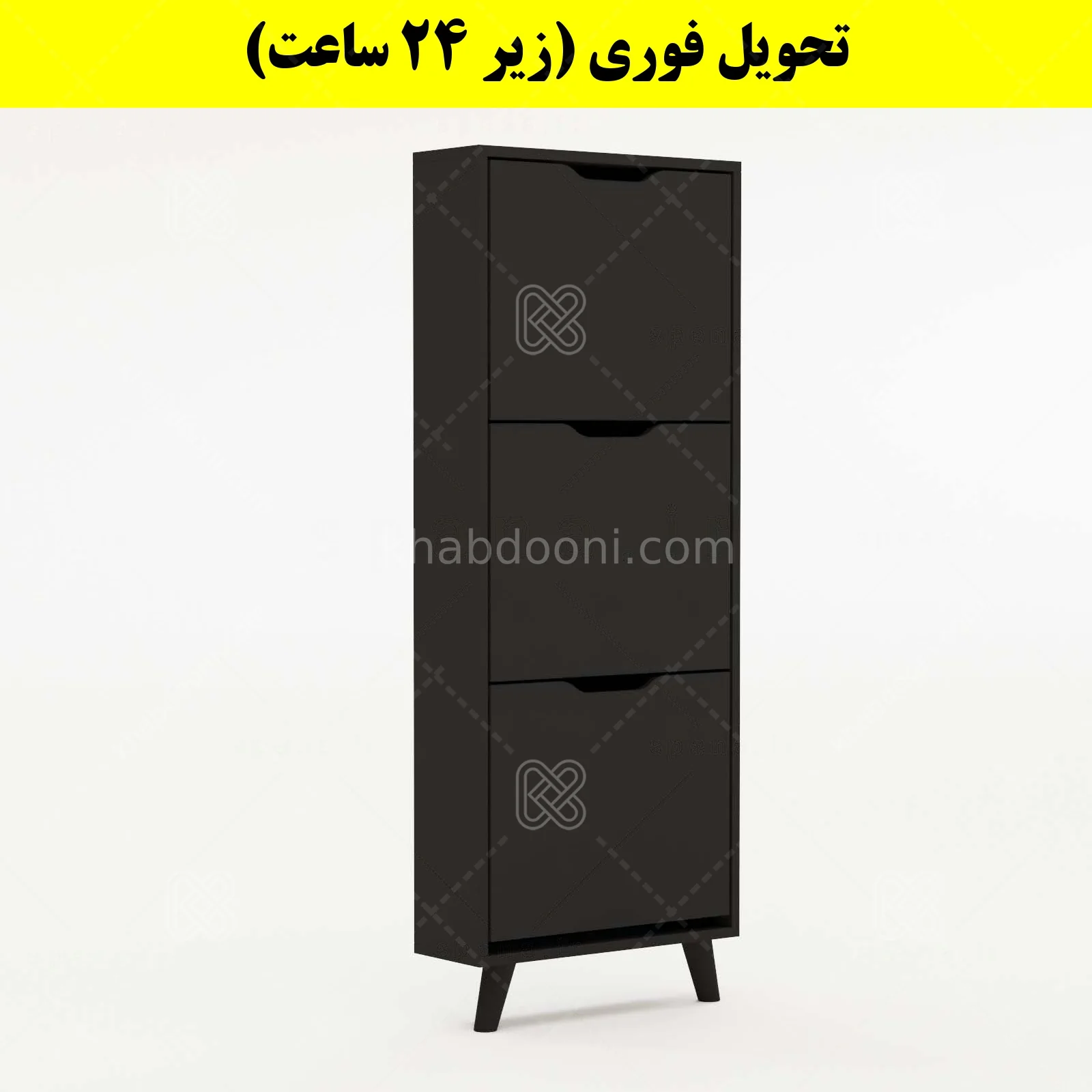 جاکفشی داشبوردی باریک سه درب النا – طول 50 (تحویل فوری) نوک مدادی