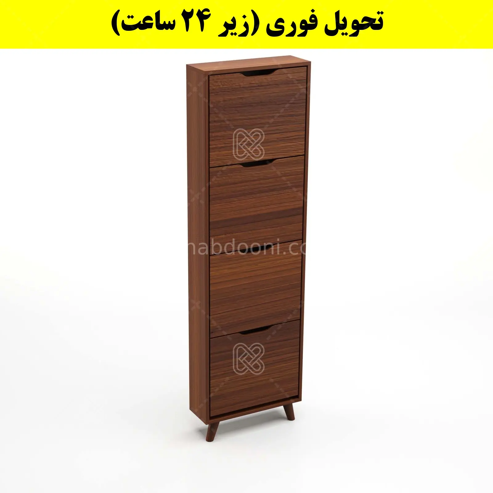جاکفشی داشبوردی باریک چهار درب النا – طول 50 (تحویل فوری) فندوقی