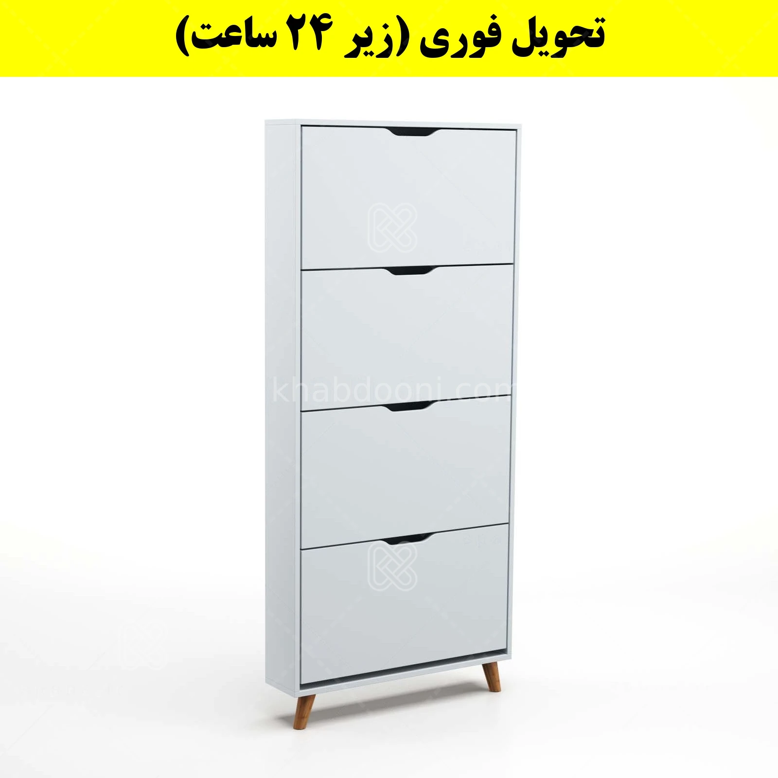جاکفشی داشبوردی باریک چهار درب النا – طول 75 (تحویل فوری) طوسی