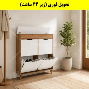 جاکفشی داشبوردی باریک باکس دار چهار درب النا – طول 100 (تحویل فوری)