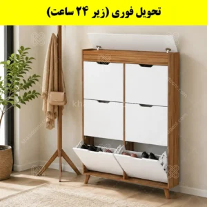 جاکفشی داشبوردی باریک باکس دار شش درب النا – طول 100 (تحویل فوری)