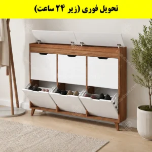 جاکفشی داشبوردی باریک باکس دار شش درب النا – طول 150 (تحویل فوری)